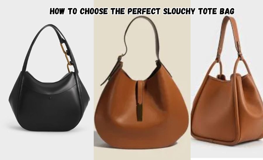 slouchy tote bag