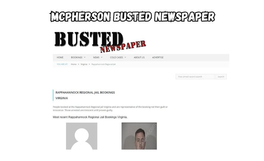 mcpherson busted newspaper