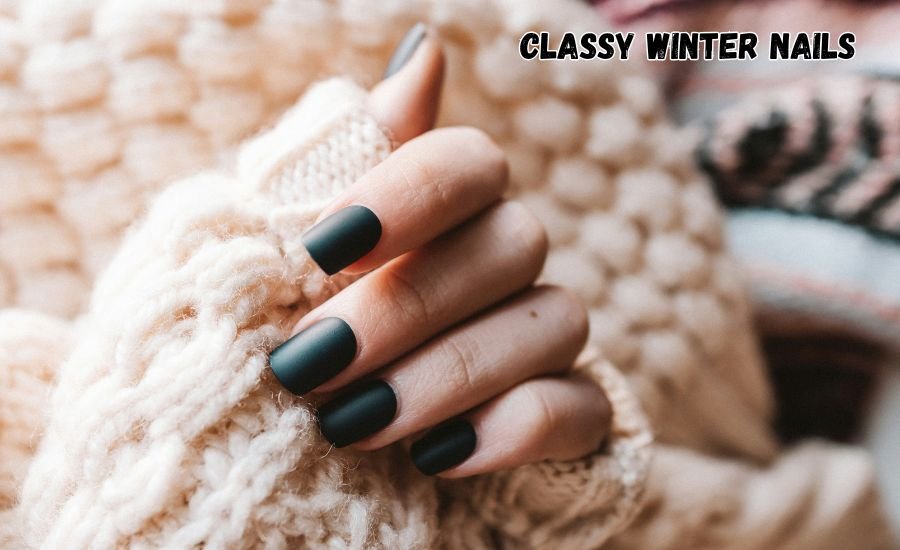 classy winter nails