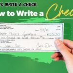 how to write a check