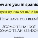 how are you in spanish